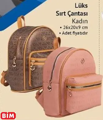 LÜKS SIRT ÇANTASI KADIN